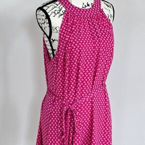 Lane Bryant NEW Women's Pink Top Blouse Tunic with Belt 18-20 Boho NWT